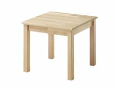 Table basse en bois hêtre massif huilé - longueur 50 x hauteur 45 x profondeur 50 cm