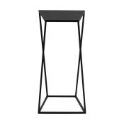 Table d'appoint rectangulaire en métal noir Zak - Custom Form