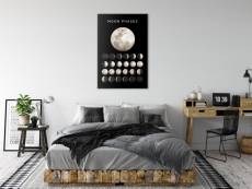 Tableau - moon phases (1 part) vertical [20x30]
