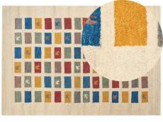 Tapis gabbeh en laine multicolore 160 x 230 cm muratli
