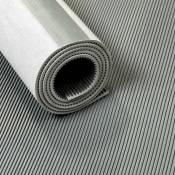 Tapis vde / tapis haute tension / tapis isolant - 3 mm 30 Kv - Largeur 100 cm - Par mètre linéaire - Gris