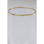 Verres à eau Diamond dorés set de 4 Kare Design