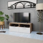Vidaxl - Meuble tv Aggloméré 95 x 35 x 36 cm Chêne