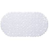 Vivol - Tapis de bain antidérapant - Blanc - 68x35 cm - Blanc