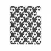 ZZKKO Black and White Football Magnetic Mailbox Cover