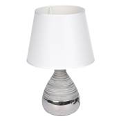 1001kdo - Lampe bicolore ciment blanc
