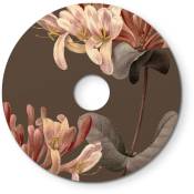 Abat-jour mini plat Ellepì à motifs floraux 'Blossom Haven', diamètre de 24 cm - Fabriqué en Italie Botanique Lonicera - Botanique Lonicera