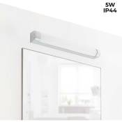 Applique led pour miroir de salle de bains - 5W - Blanc Neutre - Blanc Neutre