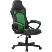 Chaise de bureau ergonomique avec un design sportif et de différentes couleurs comme colore : VERT