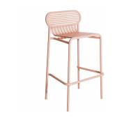 Chaise haute de jardin rose blush Week-End - Petite Friture
