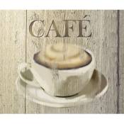 Fond de hotte Café - l. 50 x l. 60 cm - 50 x 60 - Marron