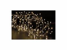 Guirlande lumineuse boa 10 m 800 microled blanc chaud 8 jeux de lumière - feeric christmas