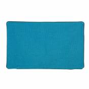 Housse de coussin en coton et chanvre - Bleu - 30 x 50 cm