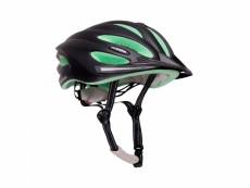 Hudora basalt - casque de vélo - taille 49-52 - noir/vert