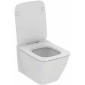 Ideal Standard - Strada ii - Cuvette de toilette suspendue avec abattant ultra-plat SoftClose, AquaBlade, blanc T359601