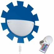 Interrupteur de câble à changement de couleur d'éclairage mural pour chambre d'enfant dans un ensemble comprenant des ampoules LED RVB