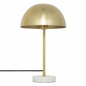 Lampe champignon - Or - h 46 cm