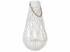 Lanterne blanche 77 cm tonga 142852