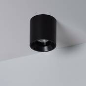 Ledkia - Plafonnier Space Noir avec Ampoule GU10 Blanc