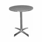 Leit61 Round Bistro Indoor Outdoor Aluminium Flip Top Pliant Table