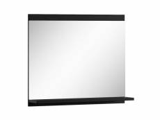 Miroir montreal 60 x 12 x 50 cm - noir mat