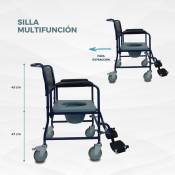 Mobiclinic - Chaise wc ou chaise percée pour personnes âgées Barco Handicapées