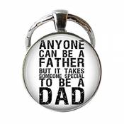 n'importe qui peut être un père, fête des pères, fête des pères Porte-clés, fête des pères Cadeau à partir d'enfants
