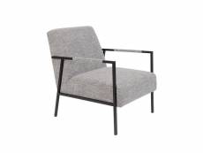 Nesthaus fauteuil kevin gris clair EYFU611-LHGY