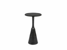 Noah - table d'appoint ronde en métal ø35cm - couleur - noir