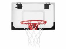 Panier de basket-ball avec 3 ballons 58x40 cm blanc