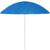 Parasol de plage Hawaii Bleu 300 cm The Living Store Bleu