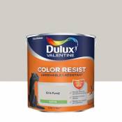 Peinture murs et boiseries Color Resist Dulux Valentine satin gris fumé 2 5L