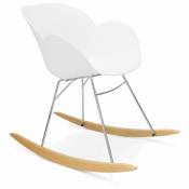 Rocking chair 'knebel' kokoon - blanc