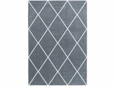 Scandi colors - tapis scandinave coloré - gris et blanc 140 x 200 cm RIO1402004601SILVER
