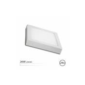 Square downlight wall mounted led - 24w - 2600lm - white light - Elbat