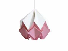 Suspension origami bicolore en papier - taille s