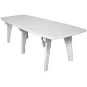 Table a rallonge Areta lipari 2 - 180 x 250 x 90 cm - Blanc
