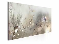Tableau fleurs morning song taille 135 x 45 cm PD11366-135-45
