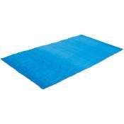 Tapis de sol bleu pour piscine Summer Waves 3 x 5,74 m pour piscine ø 2x3, 2x4, 2,74 x 5,49 m