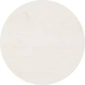 Vidaxl - Dessus de table Blanc �50x2,5 cm Bois de