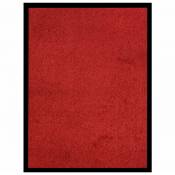 Vidaxl - Paillasson Rouge 60x80 cm - Rouge