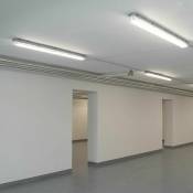 3x baignoires LED, lampes, plafonds, entrepôt, atelier,