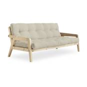Canapé-lit beige Grab - Karup Design