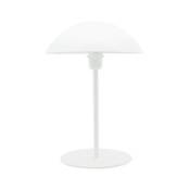 Cassis Lampe de table, 1XE27, max 42W, métal, blanc mat, D30cm - Blanc - ral 9016 - Lumicom
