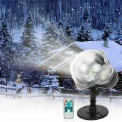 Chute de neige LED Lumière Projecteur,Lumières avec