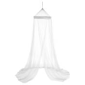 Ciel de lit moustiquaire polyester blanc 60x250 cm