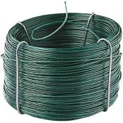Cogex - Rouleau de fil de fer plastifié 50 Mètres - vert
