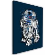 Feeby - Tableau Star Wars R2-D2 - 40 x 60 cm - Bleu