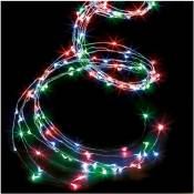 Fééric Lights And Christmas - Guirlande lumineuse Extérieur Cascade 400 MicroLED Multicolore 8 jeux de lumière - Feeric Christmas - Multicolore