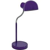 Gefom - Lampe de bureau flexible violette - métal